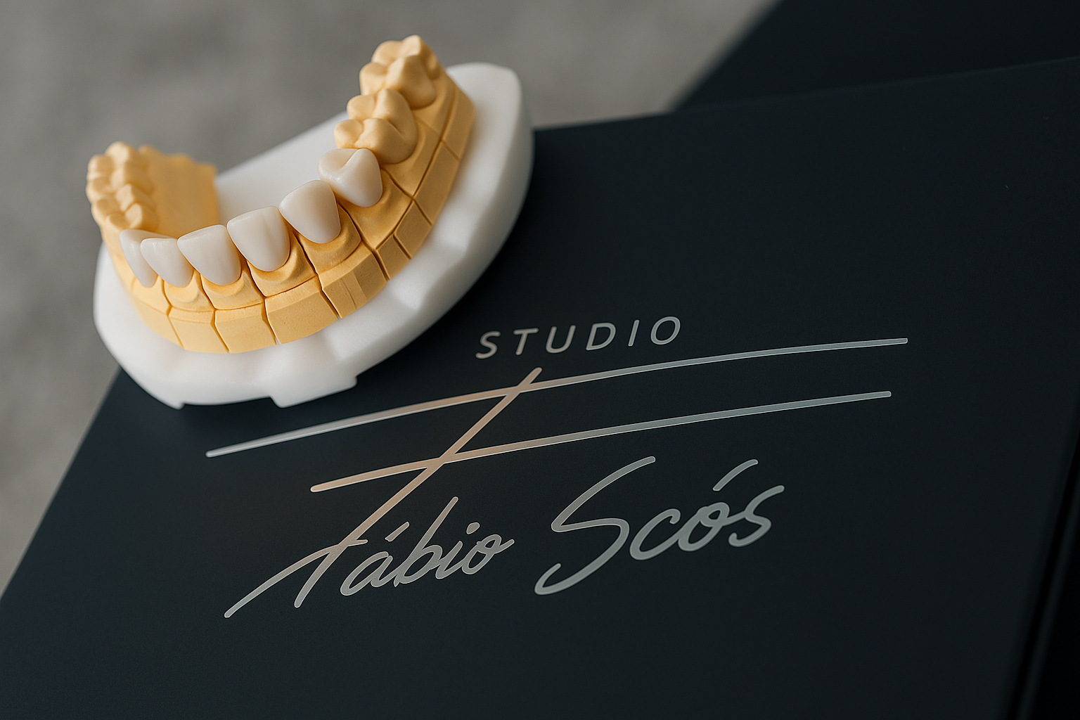Modelo dental detalhado — Lab. Scós